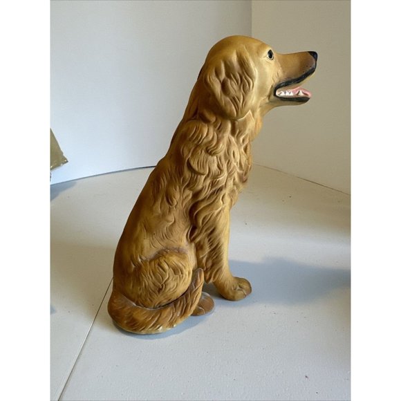 Aldon golden retriever fine porcelain Figurine Statue 1985 vintage 7.5” by 5” - Picture 12 of 16